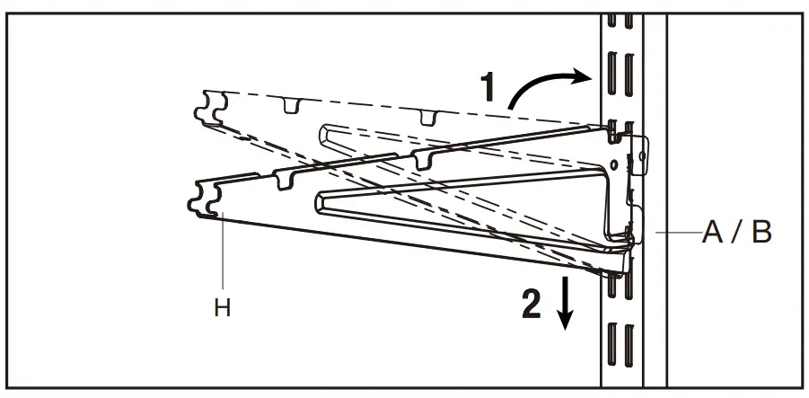 EVERBILT 90750 Genevieve 6 ft. White Adjustable Closet Organizer Double - fig 15