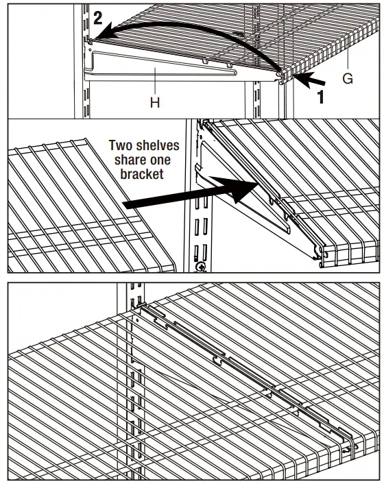 EVERBILT 90750 Genevieve 6 ft. White Adjustable Closet Organizer Double - fig 16