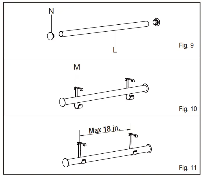 EVERBILT 90750 Genevieve 6 ft. White Adjustable Closet Organizer Double - fig 18
