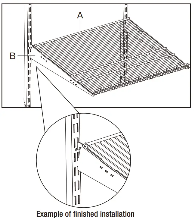 EVERBILT 90750 Genevieve 6 ft. White Adjustable Closet Organizer Double - fig 25