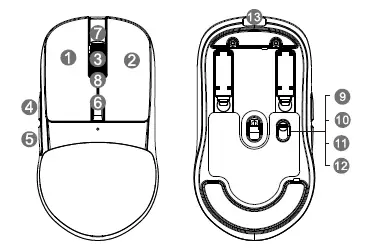 incott-HPC02-Pro-Wireless-Mouse-User-Manual-FIG-1