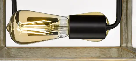 OVE Decors 15LFM-WINC12-PWD Winchester 1-Light 11.81-in Driftwood Flush Mount Light