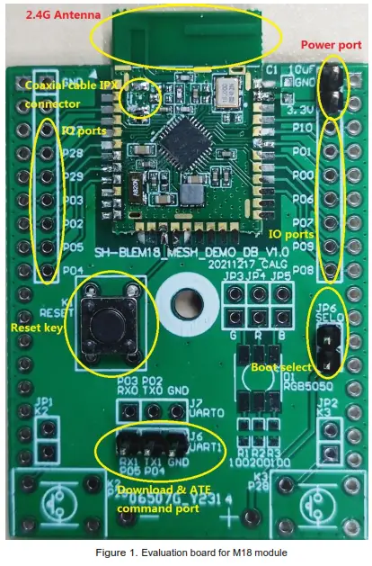 SINO WEALTH SH BLEM18 Bluetooth Low Energy Module
