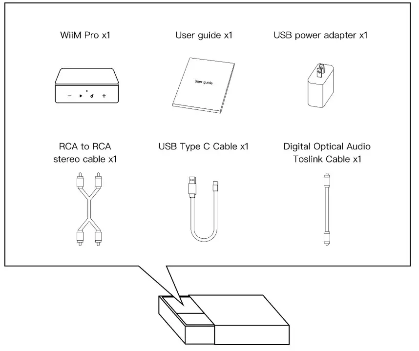 WiiM Pro Hi-Res Audio Streamer - Figure 1