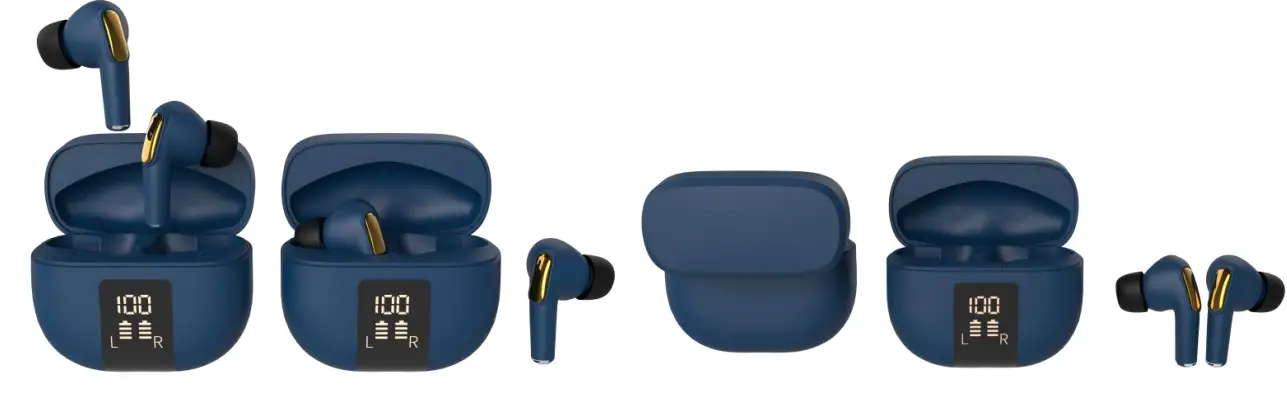 SWAGTEK TW20 True Wireless Earbuds Cosmetic Drawing