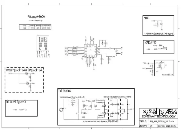 SWAGTEK TW20 True Wireless Earbuds The circuit principle diagram