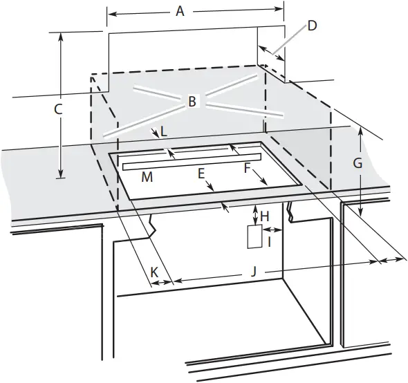 JIC4530KS - Cabinet Dimensions 2