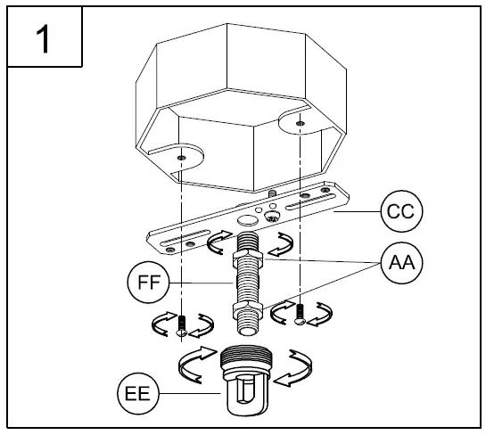 PROGRESS-LIGHTING-P400323-Laila-4-Light-Vintage-Brass-Coastal-Chandelier-FIG-5