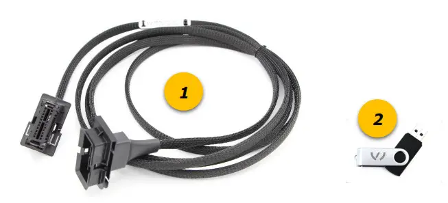 CAR-connect Adapter Cable VAS 6558A - Fig. 1