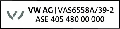 CAR-connect Adapter Cable VAS 6558A - Labelling