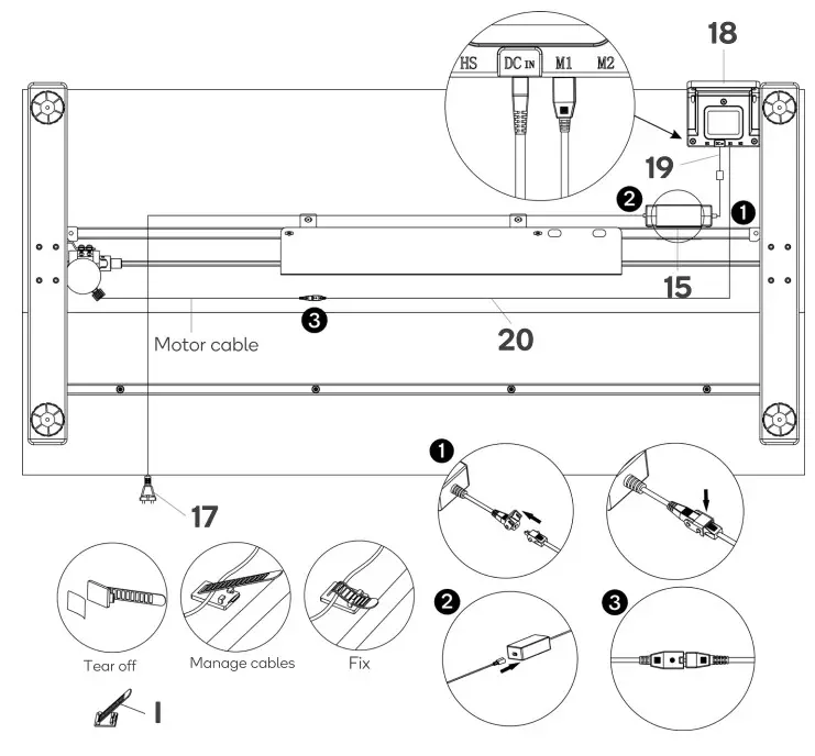 kogan ELSTADSPNWA Standing Split Desk - Figure 12