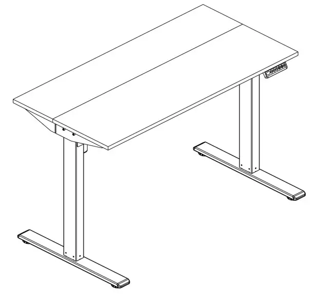kogan ELSTADSPNWA Standing Split Desk - Figure 13