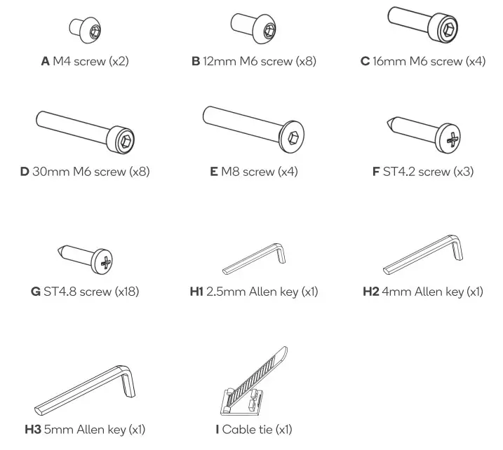 kogan ELSTADSPNWA Standing Split Desk - Figure 3