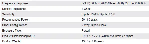 aperion audio Verus III Grand V6T Hybrid 10D Speakers - 11