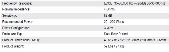 aperion audio Verus III Grand V6T Hybrid 10D Speakers - 4