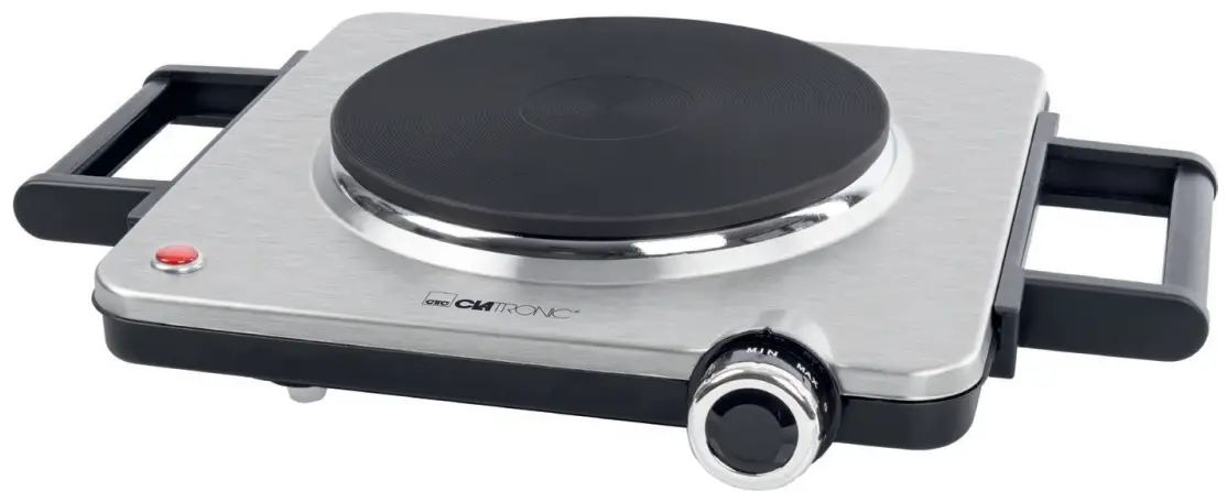 CLATRONIC EKP 3788 E Stainless Steel Single Hotplate -