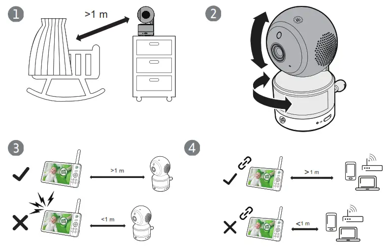 LeapFrog LF920HD 7 Inch Color Night Vision Video Monitor - 5