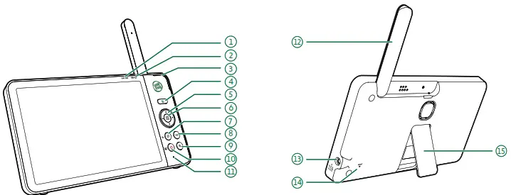 LeapFrog LF920HD 7 Inch Color Night Vision Video Monitor - 6