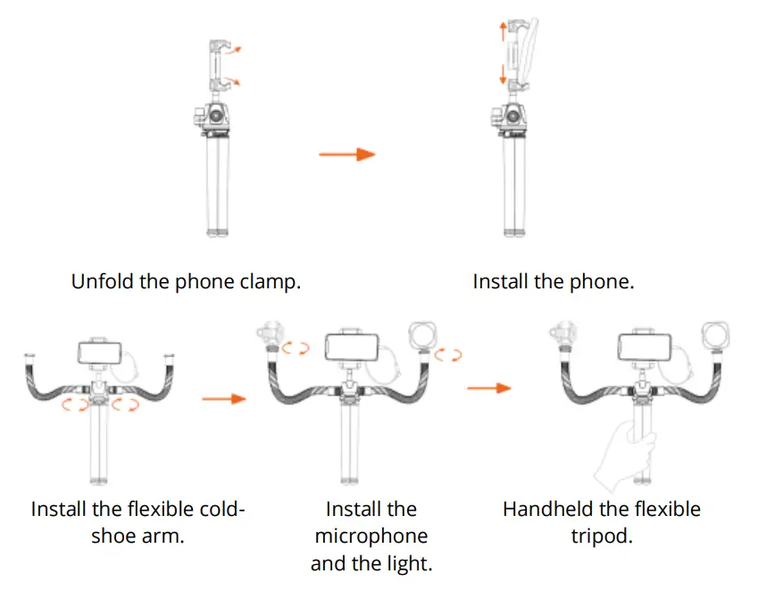 USKEYVISION-Flex-K3-Flexible-Smartphone-Video-Vlog-Kit-with-Remote-fig-6