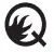 Q label icon