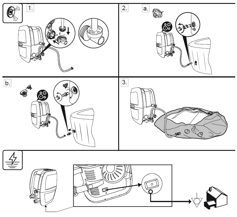 Bestway-60061-Lay-Z-Spa-Aruba-AirJet-Hot-Tub-Instruction-FIG-4