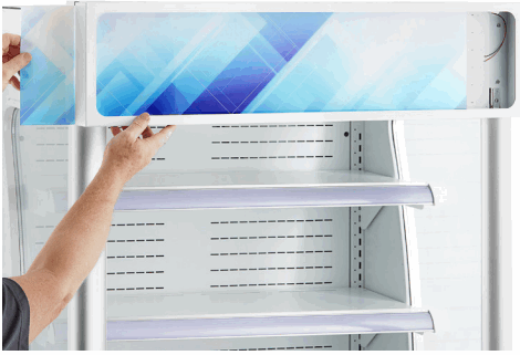 AVANTCO WMAC 26HC Vertical Air Merchandiser Custom Panel - fig 2