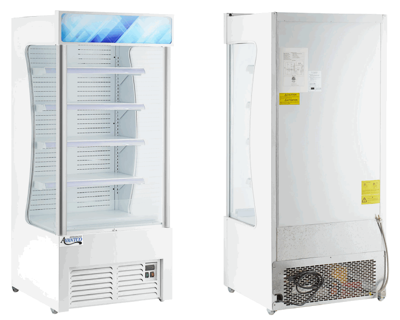 AVANTCO WMAC 26HC Vertical Air Merchandiser Custom Panel