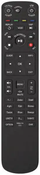 amino A6 maxi LNX RCU Maxi Linux Remote Control
