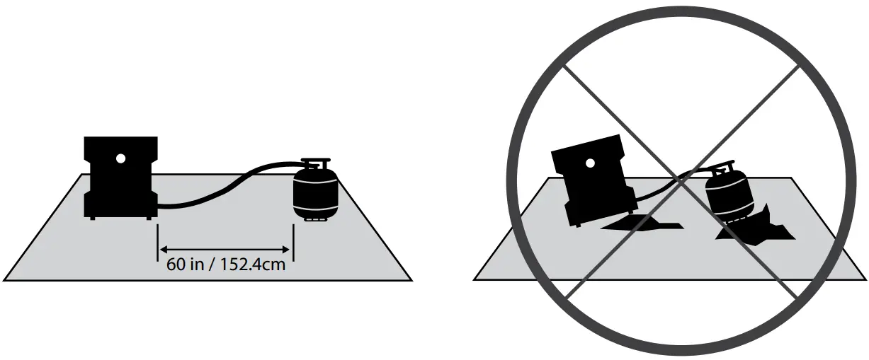 UKIAHCO TK-1005-T Portable Audio Fire Pit - Fig 1