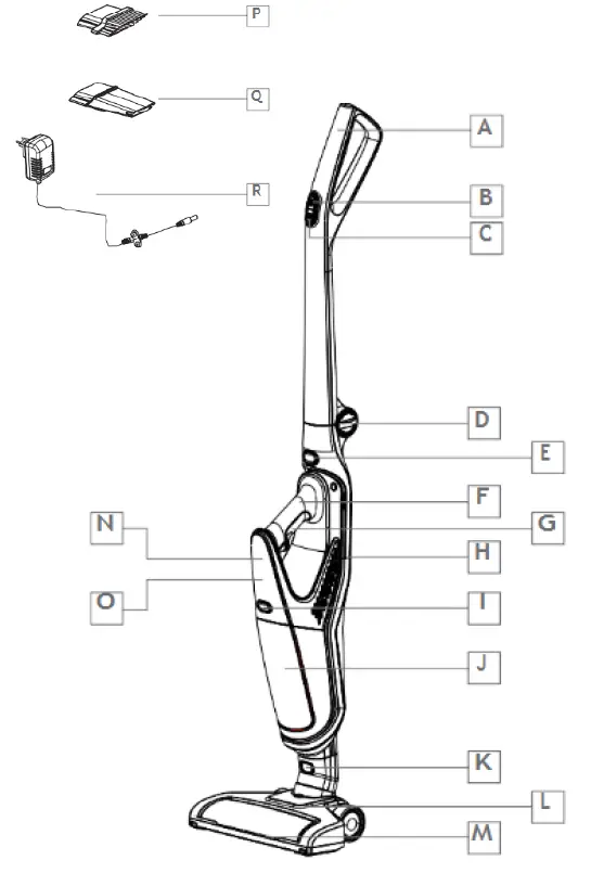 DOMO DO42101SV 2 In 1 Stick Vacuum Cleaner 1