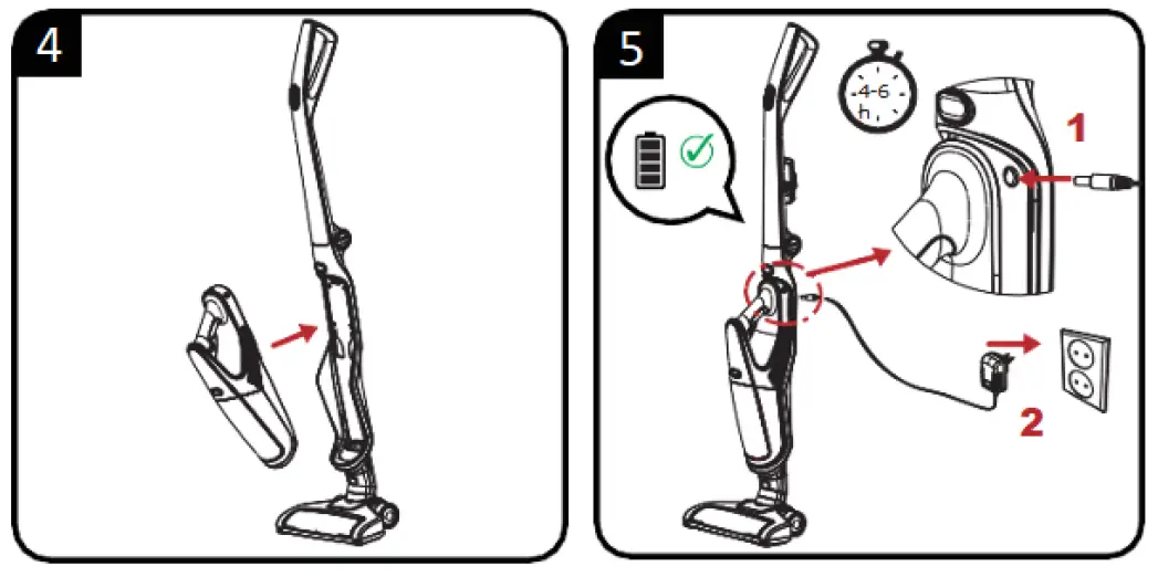 DOMO DO42101SV 2 In 1 Stick Vacuum Cleaner 3