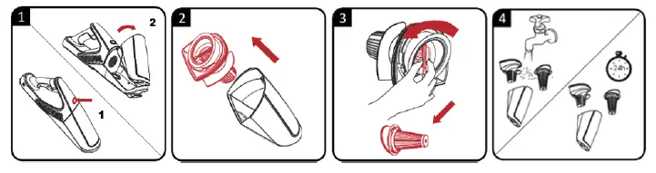 DOMO DO42101SV 2 In 1 Stick Vacuum Cleaner 5