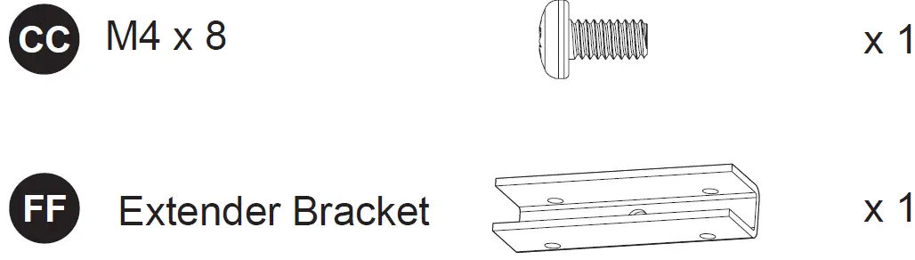 Origin 21 VS26EK-W Vertical Standard Extender Kit 09