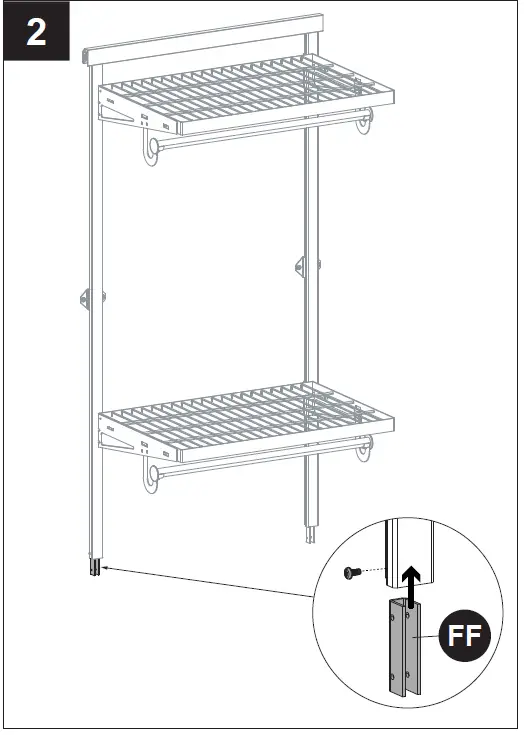 Origin 21 VS26EK-W Vertical Standard Extender Kit 10