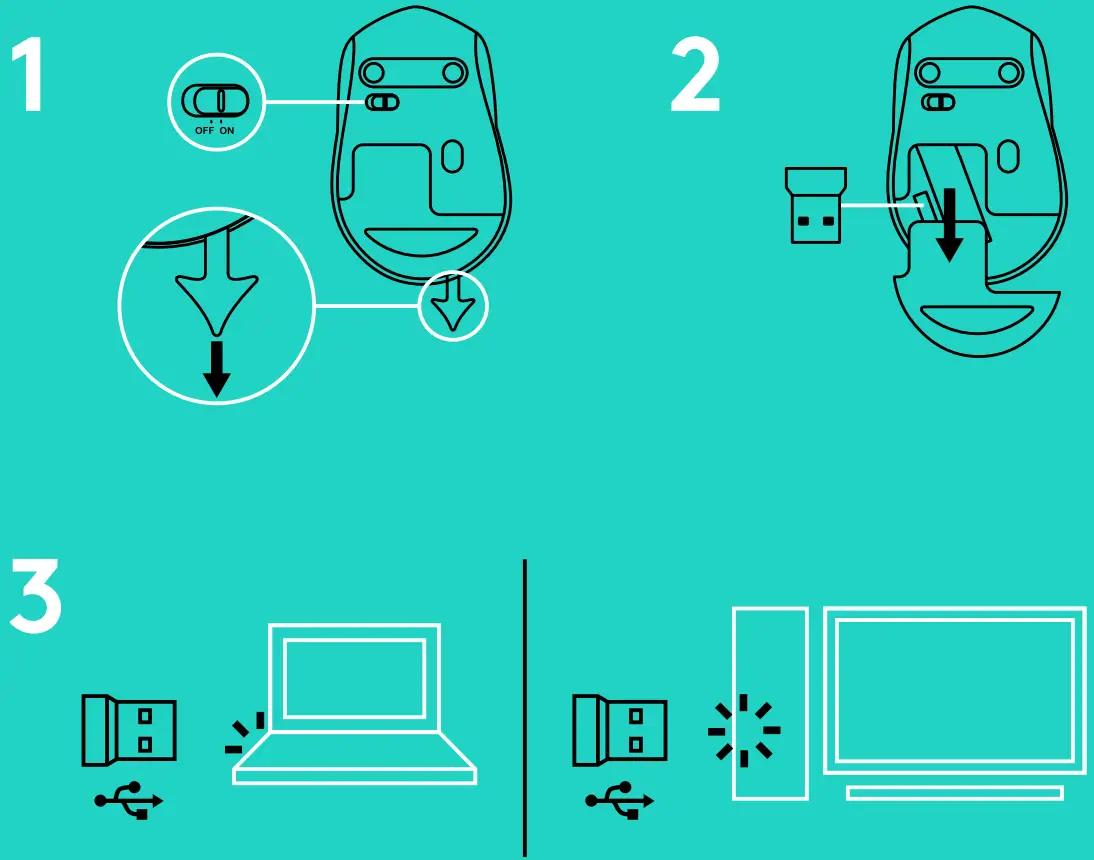 logitech M280 Wireless Mouse - Figure 2