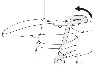 Sage BJE530 the Nutri Juicer Cold Plus User Guide - Raise the safety locking arm up and locate into the two grooves on either side of the juicer cover