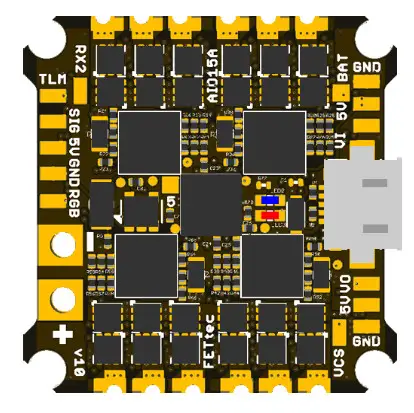 FETTEC Mini AIO 15A Flight - FETtec Mini AIO 15A