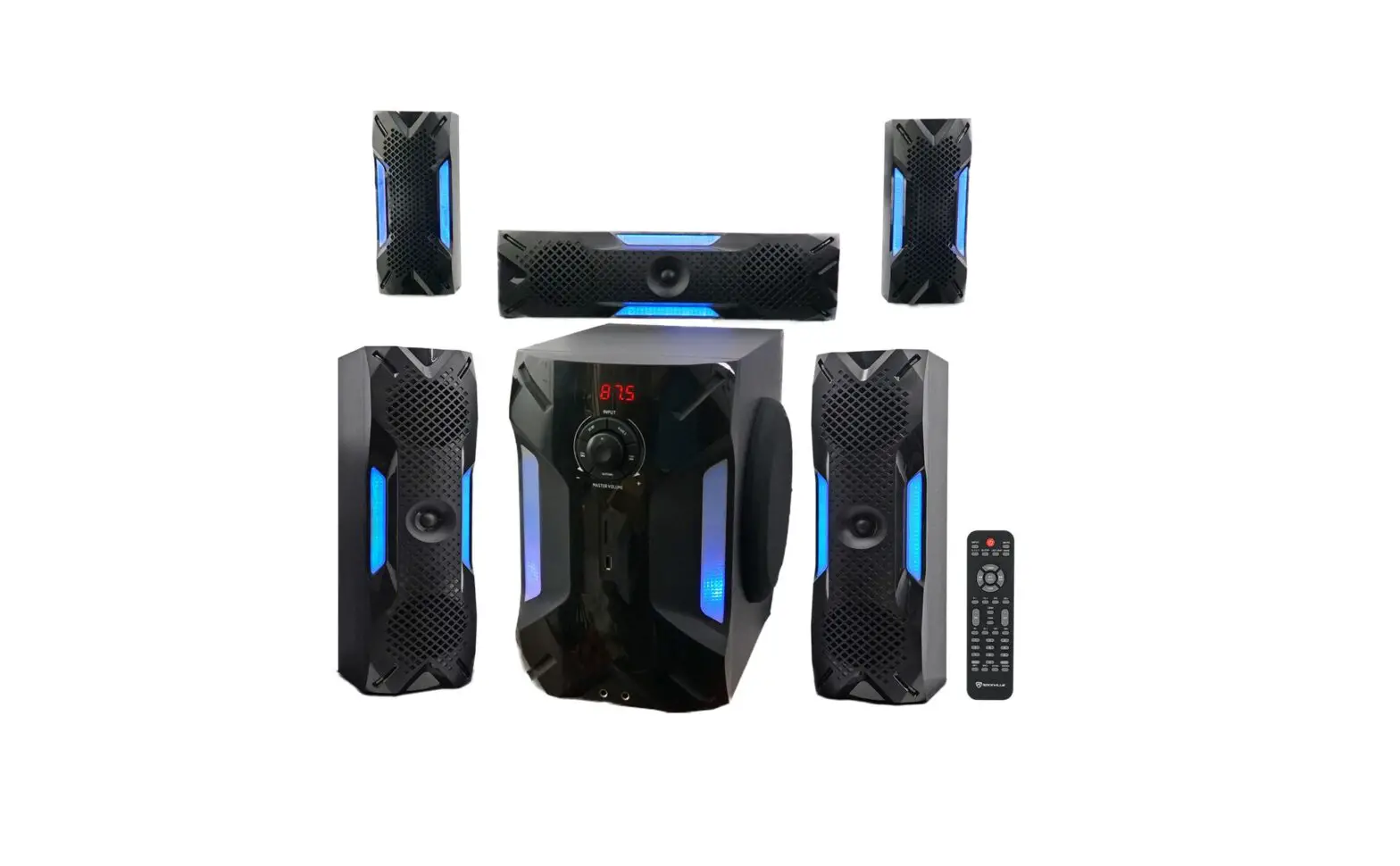 Rockville Hts56 5.1 Channel Home Theater Audio System With Led Light Effects Owner's Manual Rockville Hts56 5.1 Channel Home Theater Audio System With Led Light Effects Owner's Manual