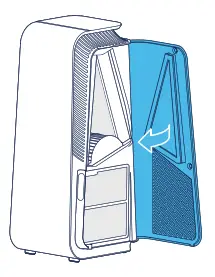 Blueair HealthProtect 7400 7700 Series Air Purifiers - Change the main filter 4