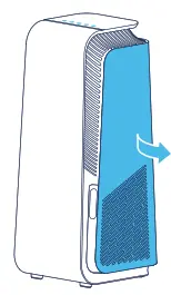 Blueair HealthProtect 7400 7700 Series Air Purifiers - Change the main filter