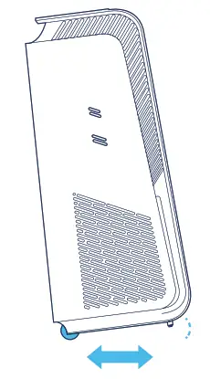 Blueair HealthProtect 7400 7700 Series Air Purifiers - Move the air purifier