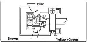 omega OBO698PXB 60cm 8 Function Pyrolytic Wall Oven - Electrical Connection