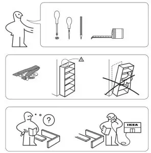 IKEA RÅGRUND Shelving Unit Bamboo-tools