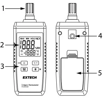 EXTECH RH250W Hygro Thermometer fig 1