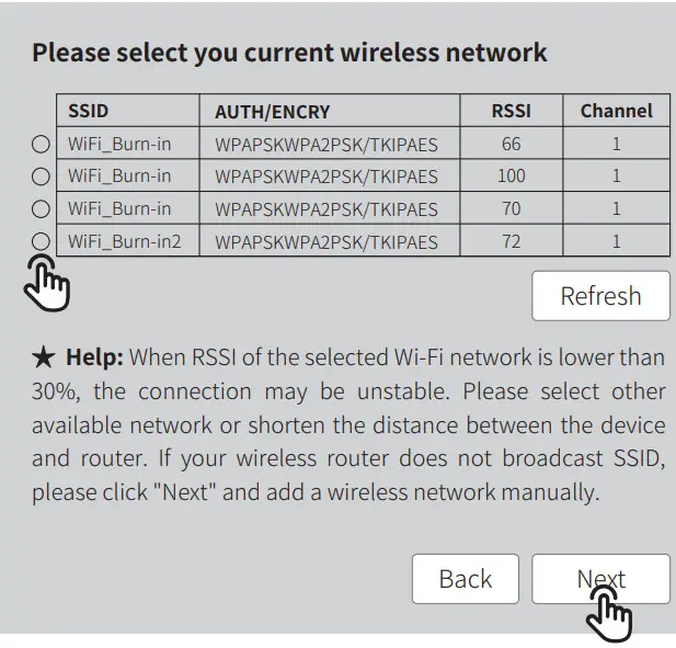 GOODWE WiFi Configuration - Next