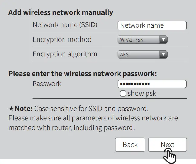 GOODWE WiFi Configuration - password