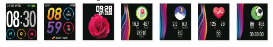 imperii RR FIERRO SmartWatch Dinamico IP68 Purples - Start-up status