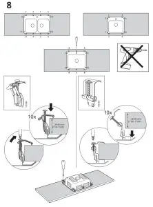 IKEA LANGUDDEN Stainless Steel Inset Sink - FIG12