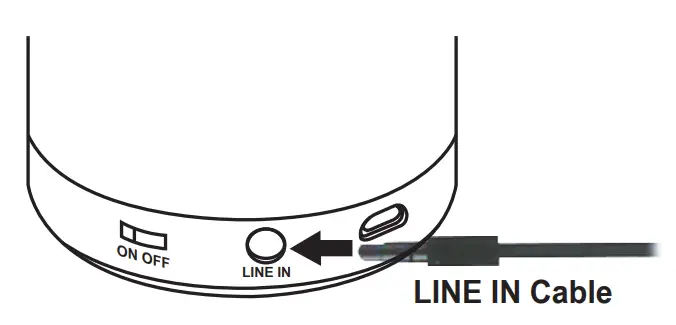 Ningbo Cstar Imp Exp 0089 Illuminating Wireless Speaker - cable