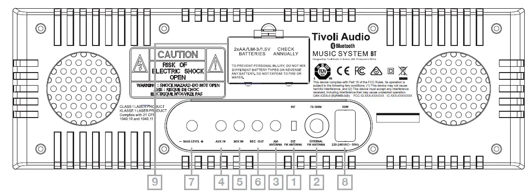 Tivoli Audio BT Music System FIG 10